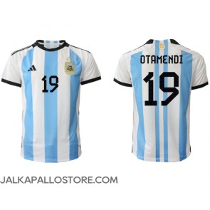 Argentiina Nicolas Otamendi #19 Kotipaita MM-kisat 2022 Lyhythihainen